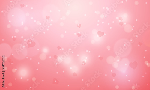 Vector blurred valentine's day background design