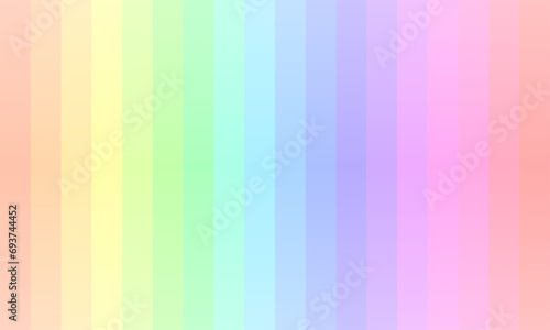 Vector cute pastel colorful rainbow spectrum strip seamless pattern background © Nganhaycuoi