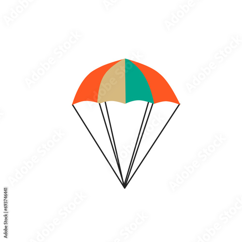 Parachute Vector Illustration 