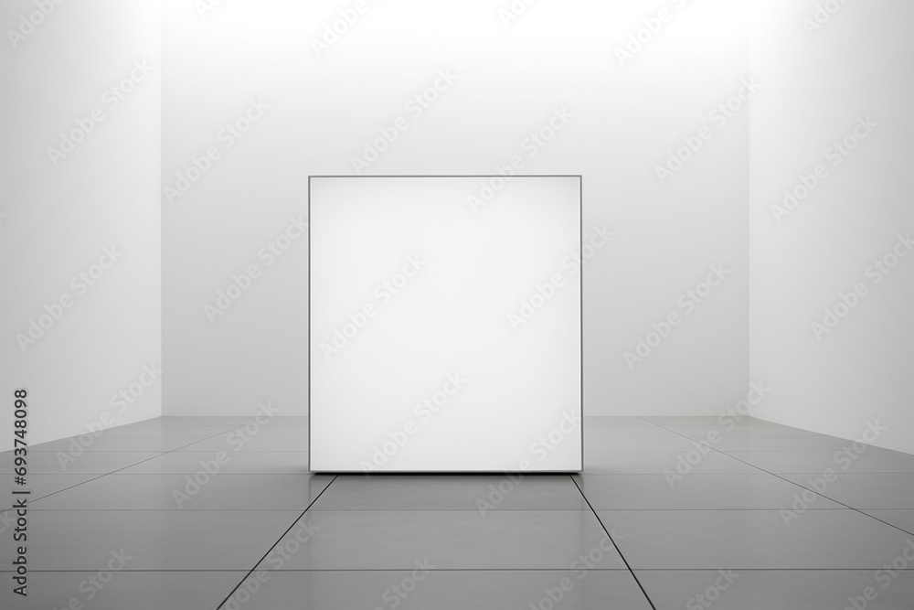 Minimalist Poster Frame Mockup Indoor created with Generative AI Minimalist Poster Frame Mockup Indoor created with Generative AI