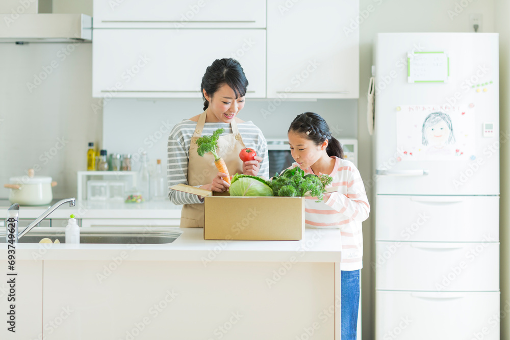 母親と娘 母親と娘