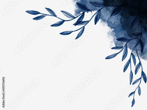 Abstract Alcohol Watercolor and Leaf Graphic Resources