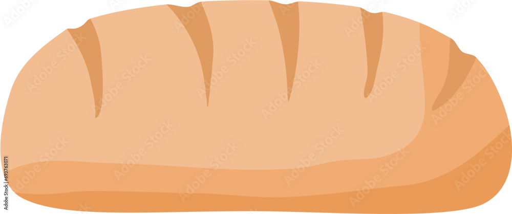 White bread food illustration White bread food illustration
