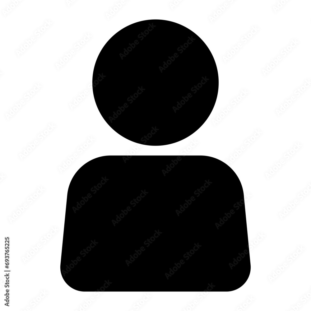 This is the Person icon from the Education icon collection with an Glyph style This is the Person icon from the Education icon collection with an Glyph style