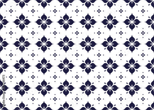 geometric and flower line ethnic fabric seamless pattern for cloth carpet wallpaper background wrapping etc.