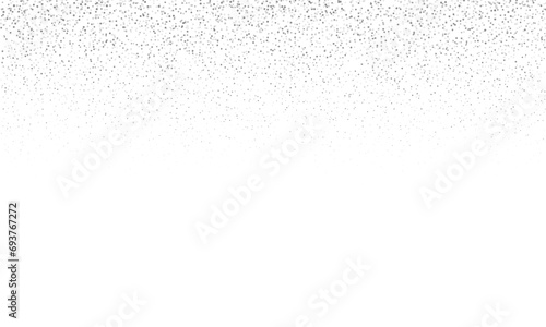 Vector silver glitter sparkle on white background