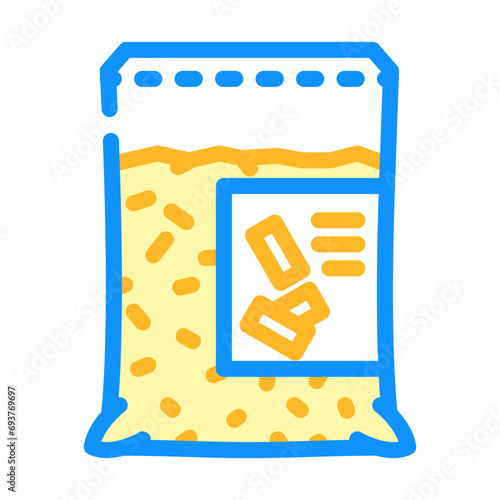 wood pellets biomass energy color icon vector. wood pellets biomass energy sign. isolated symbol illustration