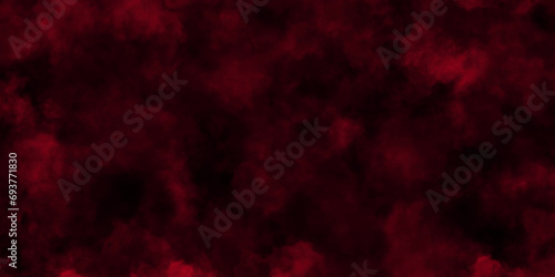 Dark red powder explosion cloud on black background. Abstract red and black textured smoke. smoke fog misty texture overlay on dark black. paranormal red mystic smoke, clouds for movie.