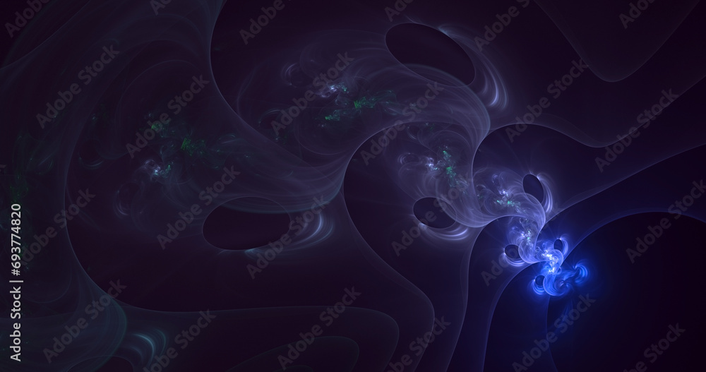 3D manual rendering abstract technology fractal background 3D manual rendering abstract technology fractal background