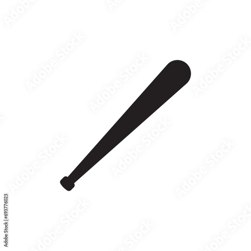 baseball bat icon vector