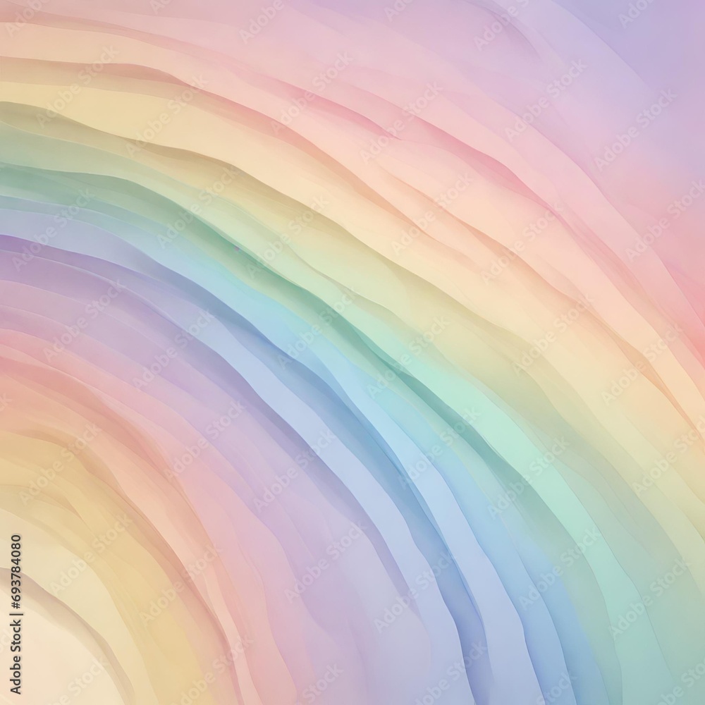 Obraz premium rainbow pastel background - 1
