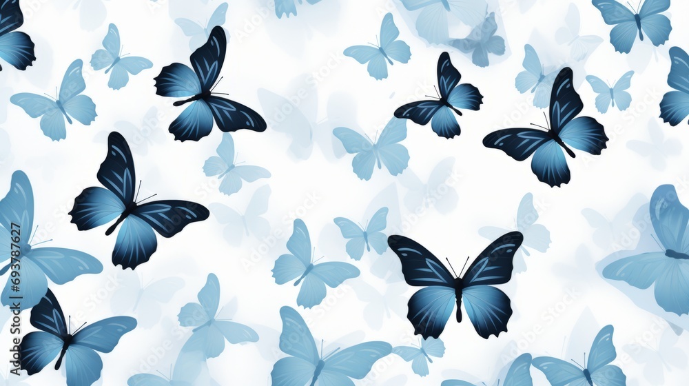 blue butterfly wallpaper – beautiful nature background with vibrant critters