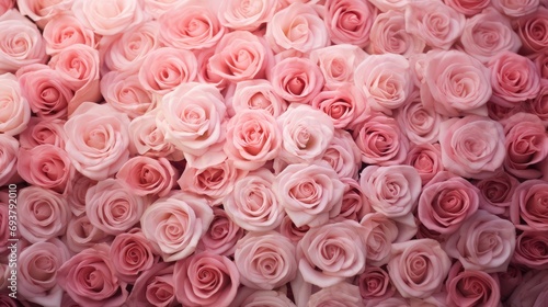 Roses stock photo close up pink rose flowers stock photo  in the style of pastel palette 