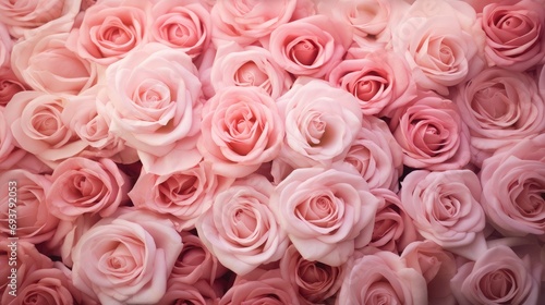 Roses stock photo close up pink rose flowers stock photo  in the style of pastel palette  