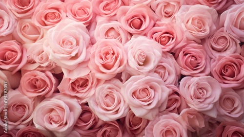 Roses stock photo close up pink rose flowers stock photo  in the style of pastel palette 