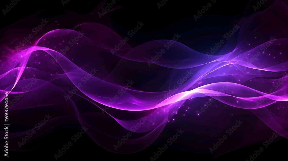 Purple spectrum wave background. Can use for wide banner, backdrop, advertising, product promotion, website, social media, poster, presentation and more