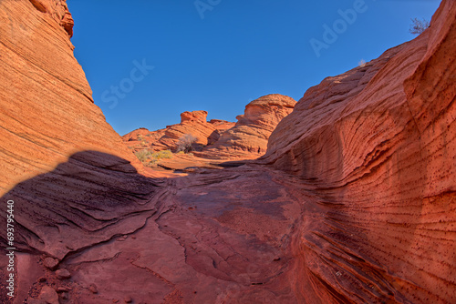 Wavy Sandstone formation at Horseshoe Bend AZ © Cavan