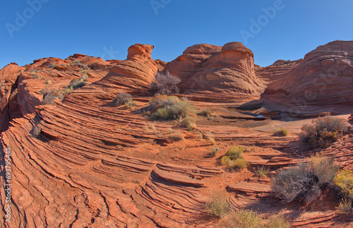 Wavy Sandstone formation at Horseshoe Bend AZ
