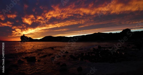 Sunset in El Xarco. Villajoyosa. photo
