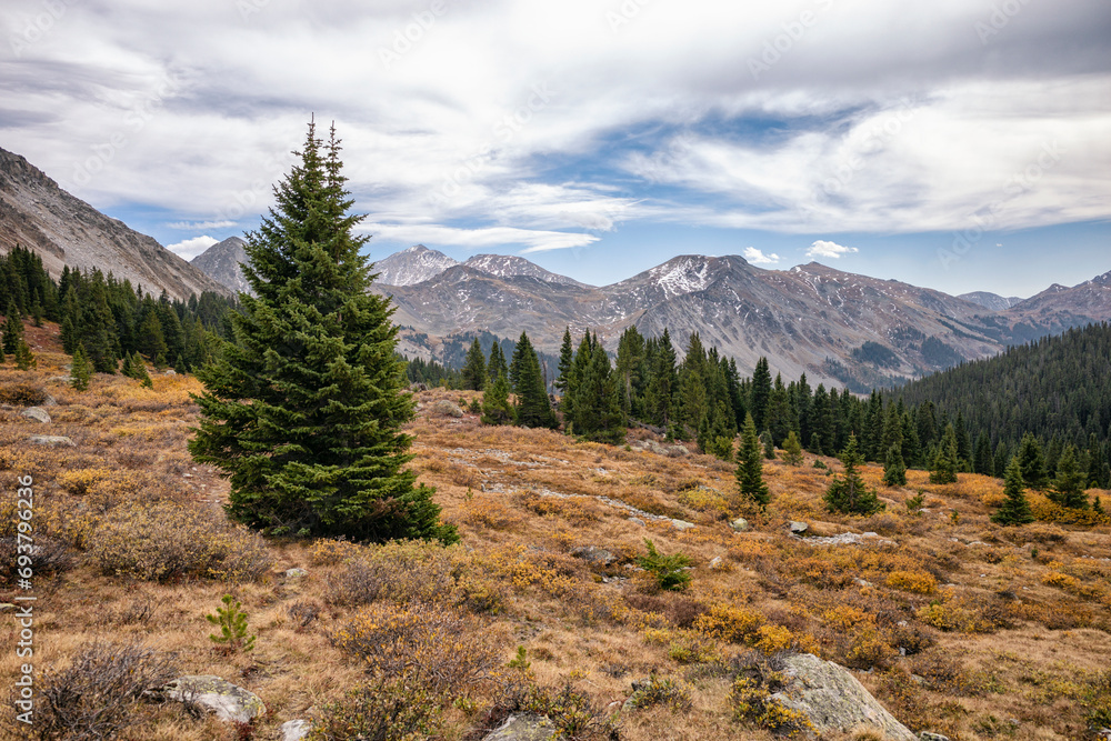 Fall landscape in the Collegiate Wilderness, Colorado Fall landscape in the Collegiate Wilderness, Colorado
