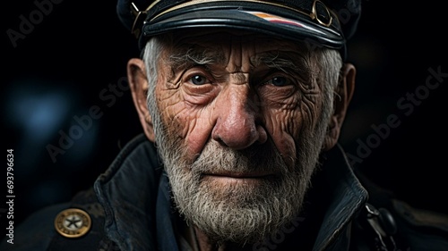 Portrait of a war veteran