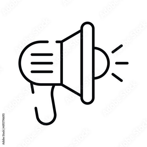 Grab this beautifully designed icon of megaphone in editable style, a customizable vector of loudspeaker