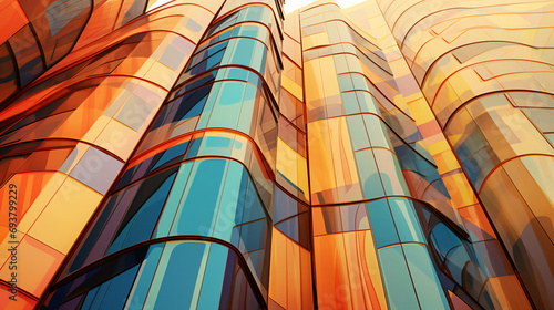 Abstract architectural background Building
