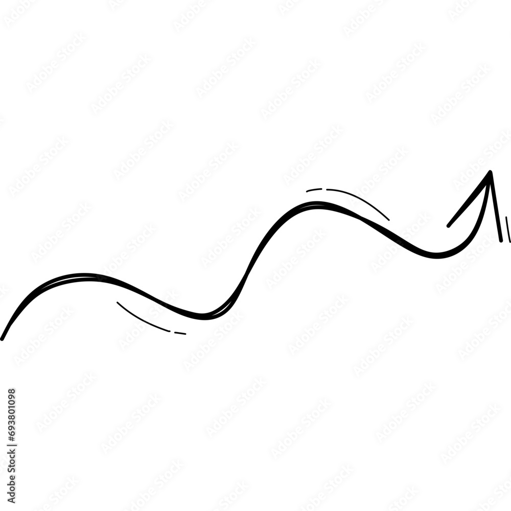 symbol, arrow, sketch, doodle, drawing, illustration, line, pointer, pencil, abstract, down, curve, outline, up, decorative, hand drawn, scribble, decoration