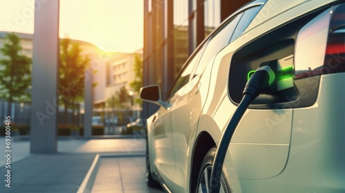 EV electric car recharge.