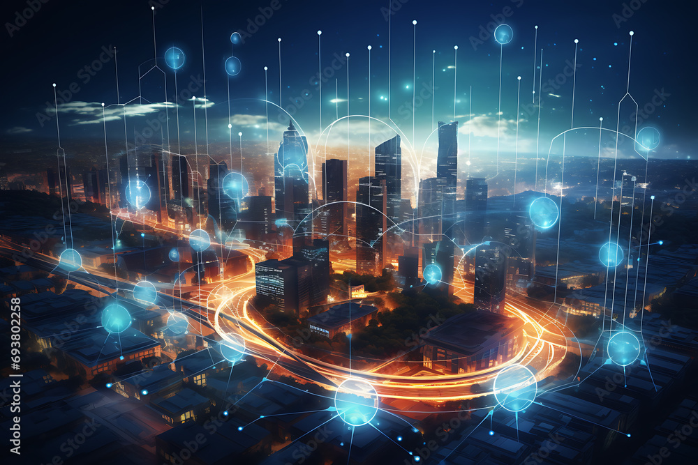 A Digital City Seamlessly Integrating High-Speed Information and Power Grids. Bridging Urban and Rural Nature Areas Through a Comprehensive Digital Network