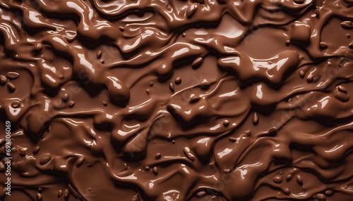 Melted chocolate background. Abstract background of melted chocolate
