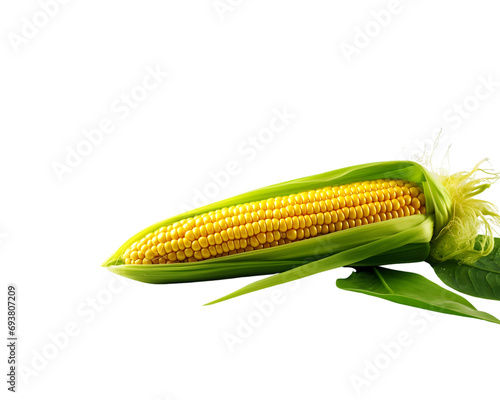 ear of corn isolated on transparent background 