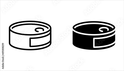 Dog feeding line icon. Pets food sign. Pet bowl symbol on white background