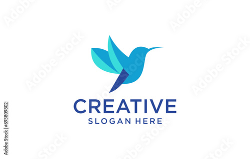 colibri elegant minimalist logo design