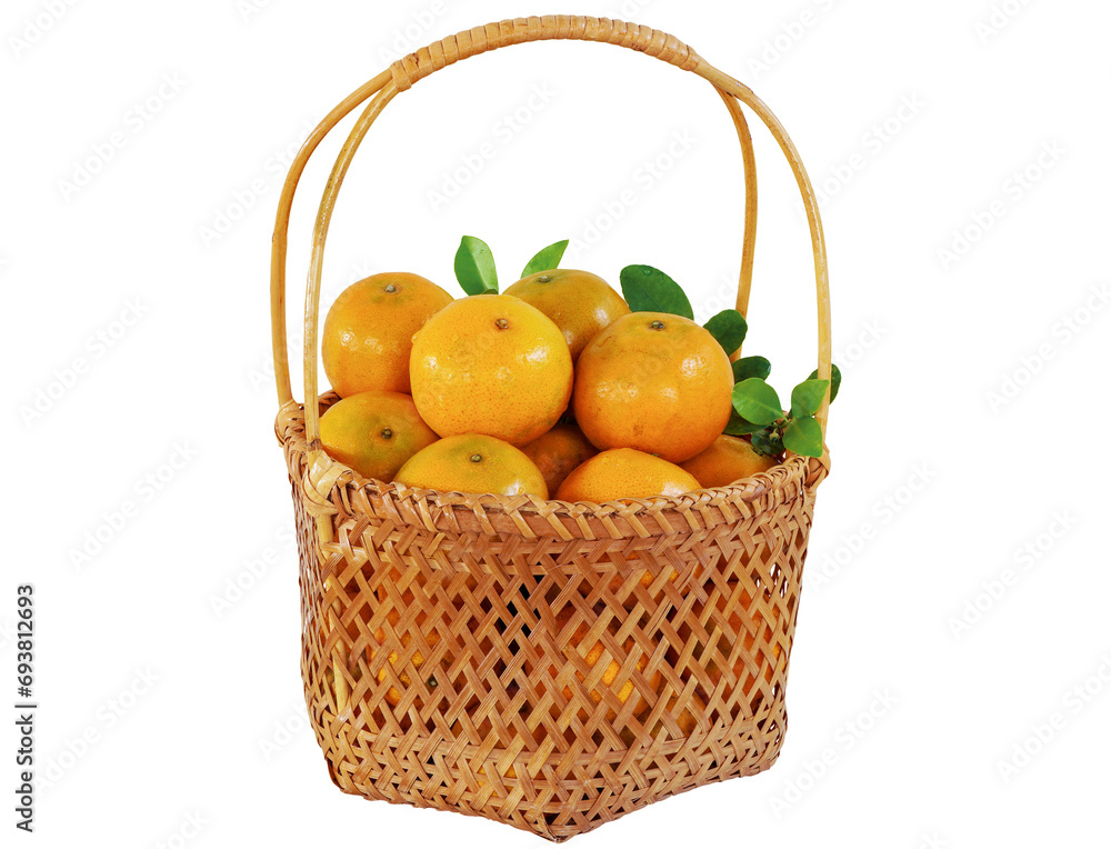 basket of fresh sweet oranges with orange leaves in png format basket of fresh sweet oranges with orange leaves in png format