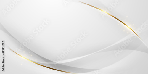 white background design With luxurious effect elements Vector illustration