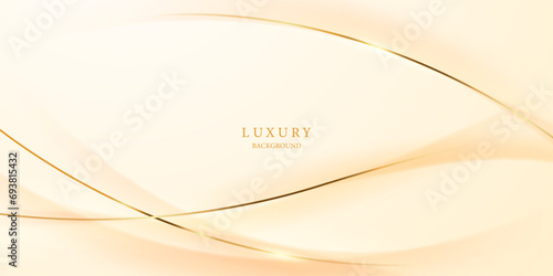 golden background design With luxurious effect elements Vector illustration