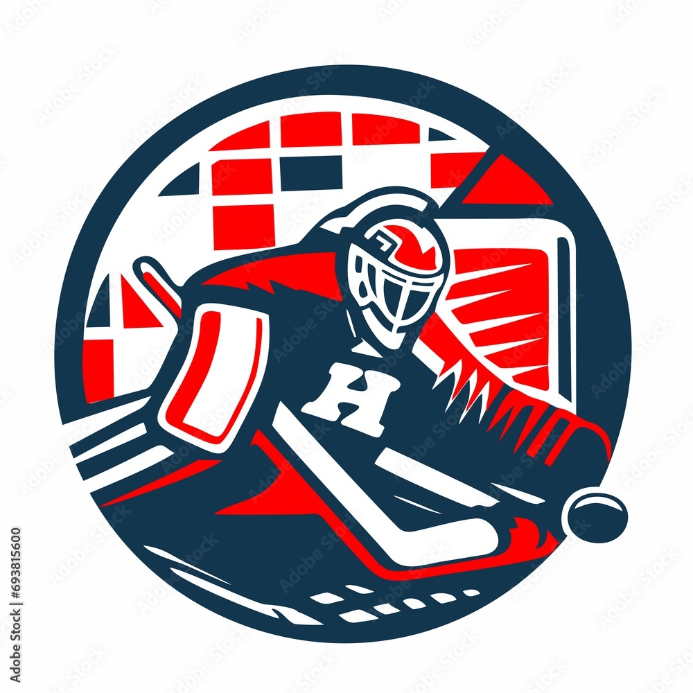 Naklejka premium hokej