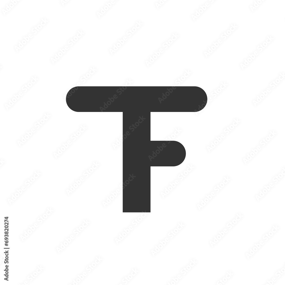 Letter TF Logo Letter TF Logo