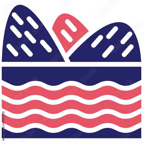 Shore Landscape Icon