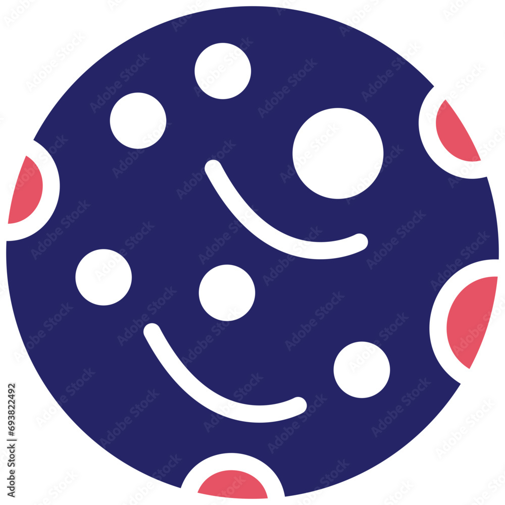 Fototapeta premium Full Moon Icon