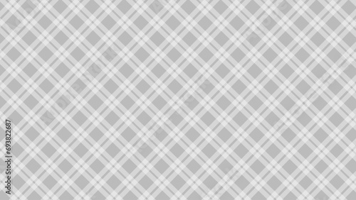 Diagonal grey and white plaid stripes background