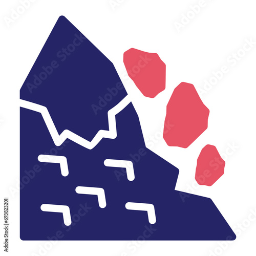 Snow Avalanche Icon