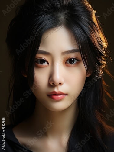 Wallpaper Mural Portrait Photography of Young asian beauty woman with koreans makeup Torontodigital.ca