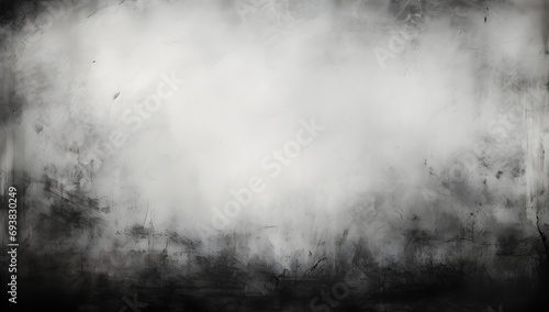 a misty background with charred trees in fog