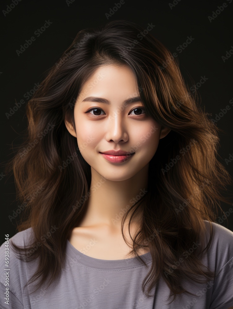 Portrait Photography of Young asian beauty woman with koreans makeup Portrait Photography of Young asian beauty woman with koreans makeup