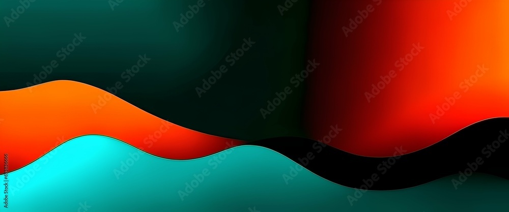 Naklejka premium waving flag