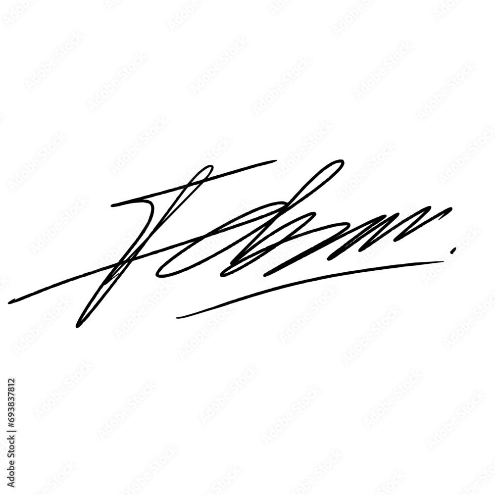 Abstract signature idea starting with the letter F. Vector with black writing color and transparent background. Abstract signature idea starting with the letter F. Vector with black writing color and transparent background.