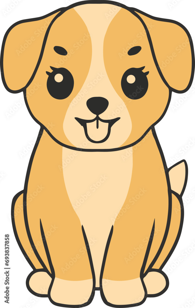 Baby Dog Illustration Baby Dog Illustration