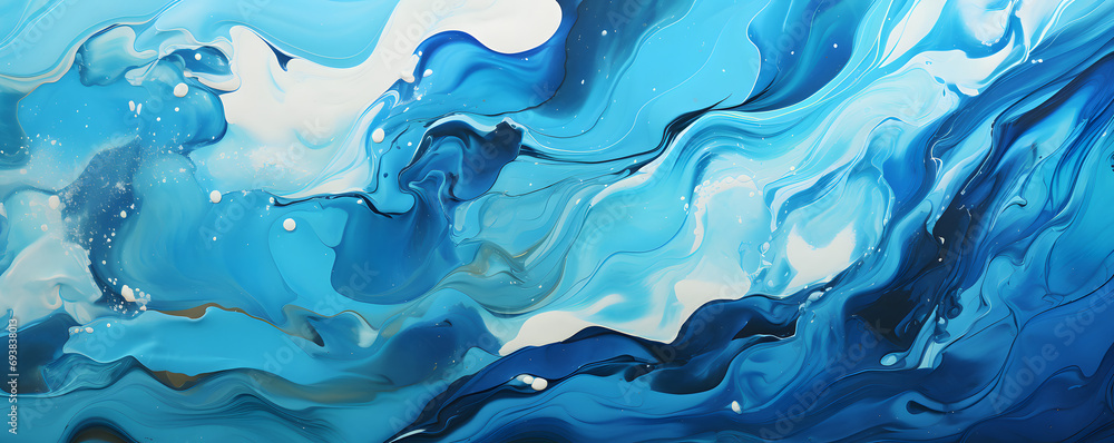 blue marbling and pour painting blue marbling and pour painting